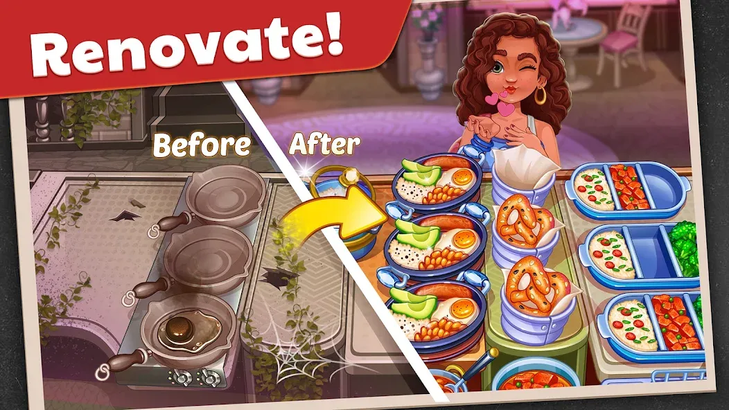 American Cooking Star Games MOD — Много денег на Андроид — скриншот 2 American Cooking Star Games MOD — Много денег на Андроид — скриншот 2