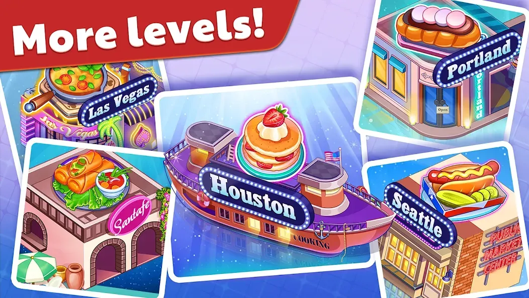 American Cooking Star Games MOD — Много денег на Андроид — скриншот 4 American Cooking Star Games MOD — Много денег на Андроид — скриншот 4