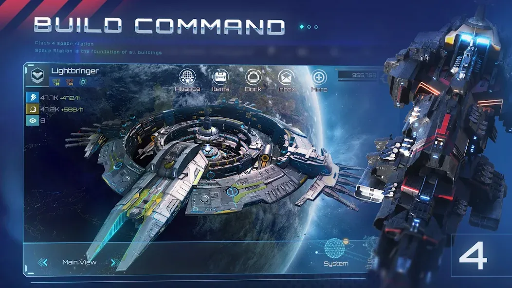 Nova Empire: Space Commander на Андроид — Много денег и ресурсов — скриншот 4