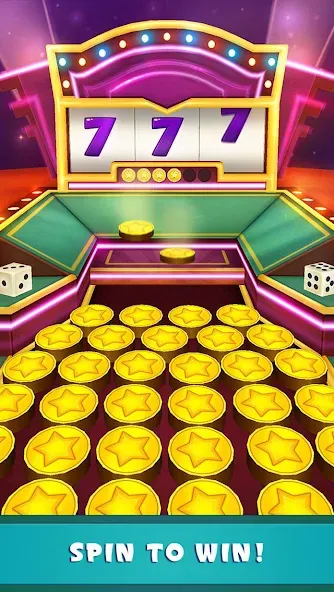 Coin Dozer: Casino — Мод: Много денег — скриншот 3