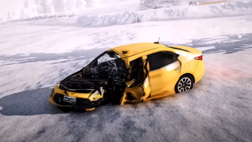 Взломанная Car Crash Car Test Simulator на Андроид — Много денег — скриншот 4