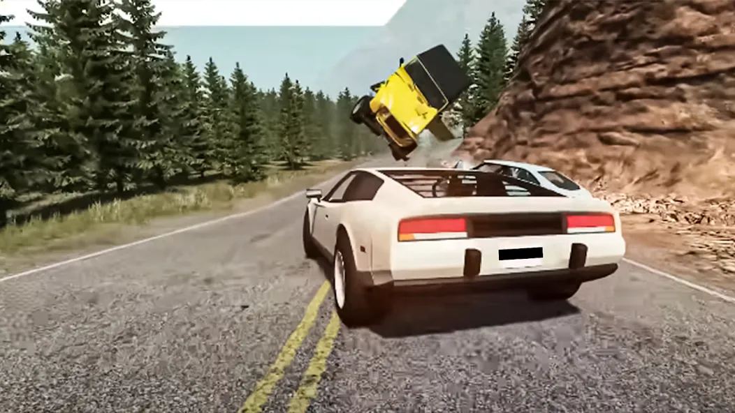 Взломанная Car Crash Car Test Simulator на Андроид — Много денег — скриншот 5