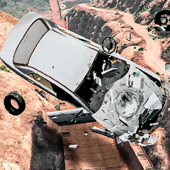 Взломанная Car Crash Car Test Simulator на Андроид — Много денег