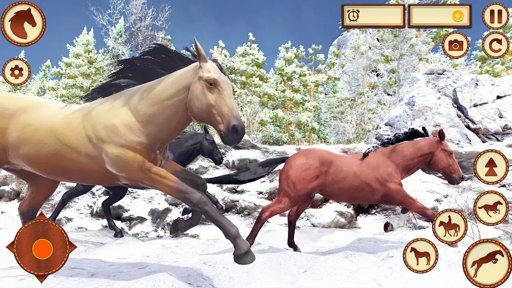 Скачать Virtual Wild Horse Family Sim — Последняя версия (Много денег) — скриншот 2 Скачать Virtual Wild Horse Family Sim — Последняя версия (Много денег) — скриншот 2