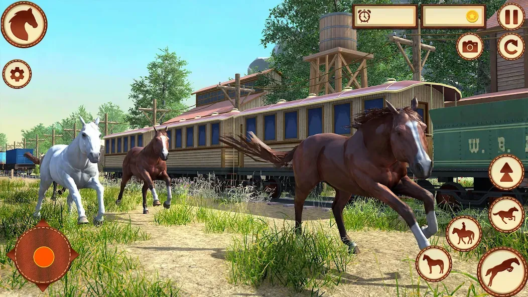 Скачать Virtual Wild Horse Family Sim — Последняя версия (Много денег) — скриншот 4 Скачать Virtual Wild Horse Family Sim — Последняя версия (Много денег) — скриншот 4