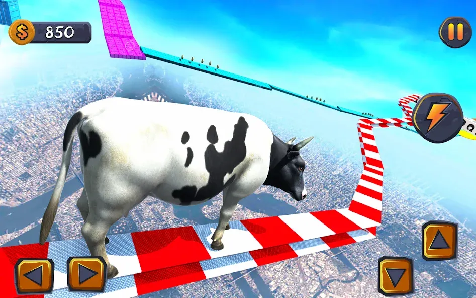 Epic Cow Ramp Rush Run — Мод: Много денег — скриншот 3 Epic Cow Ramp Rush Run — Мод: Много денег — скриншот 3