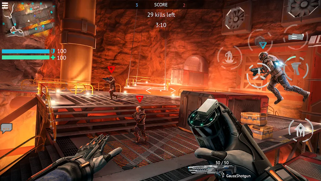 Infinity Ops: Cyberpunk FPS MOD APK на Android — Много денег — скриншот 4