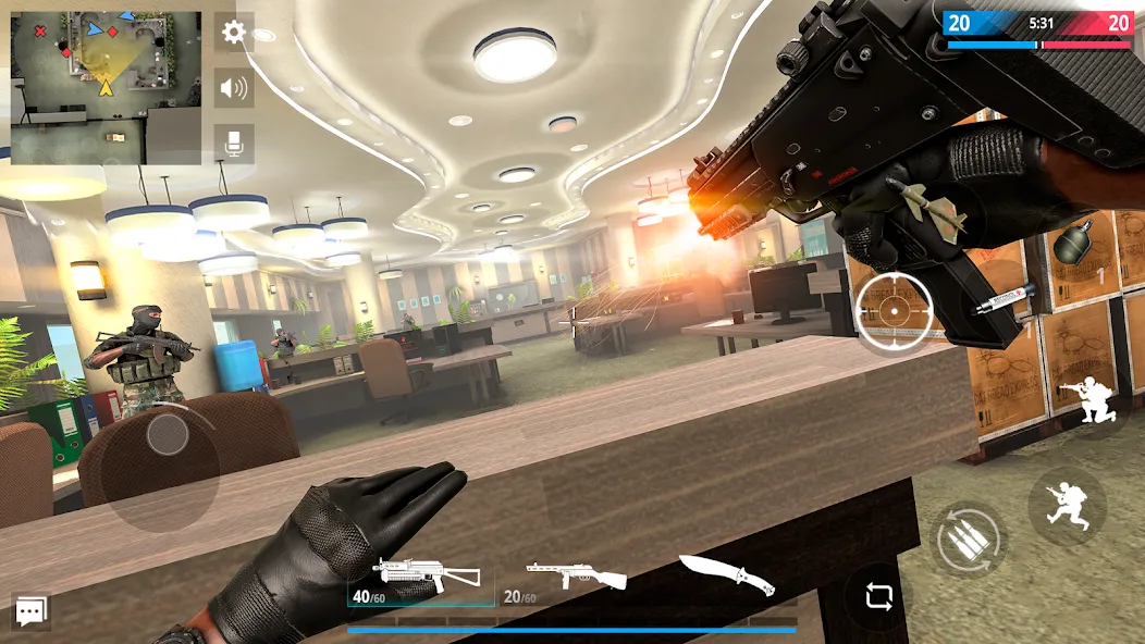 Скачать Modern Strike Online: PvP FPS (Мод: Много денег и патронов) на Андроид — скриншот 2