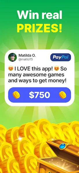 Скачать GAMEE Prizes: Win real money на Андроид — Много денег — скриншот 2