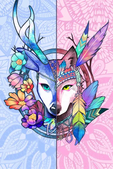 Two Eyes - Nonogram — Много подсказок — скриншот 1