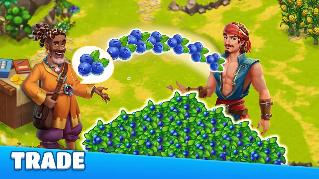 Взломанная Adventure Bay - Farm Games на Андроид — Много денег и энергии — скриншот 5