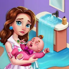 Скачать взлом Manor Cafe - Match 3 Puzzle на Андроид — Много денег и звезд