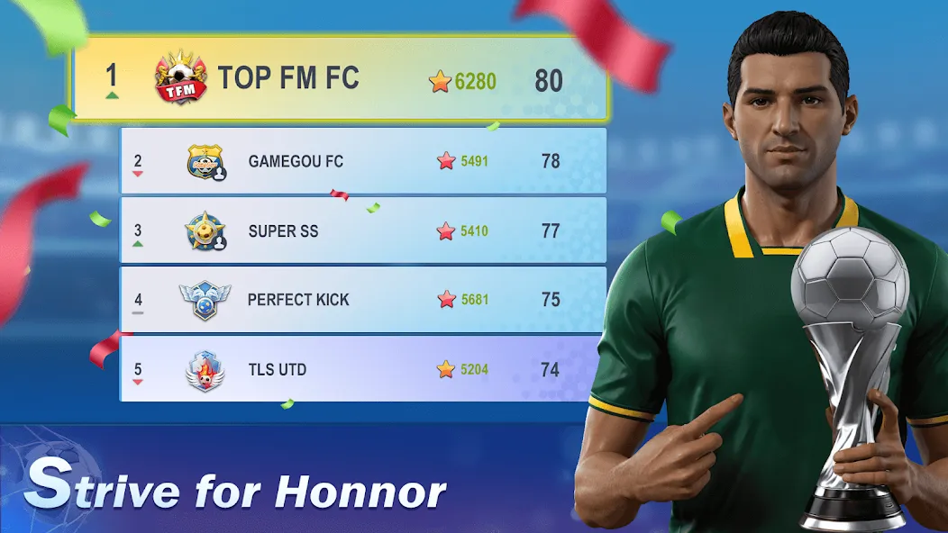 Top Football Manager 2024 на Андроид — Мод Много денег — скриншот 3 Top Football Manager 2024 на Андроид — Мод Много денег — скриншот 3