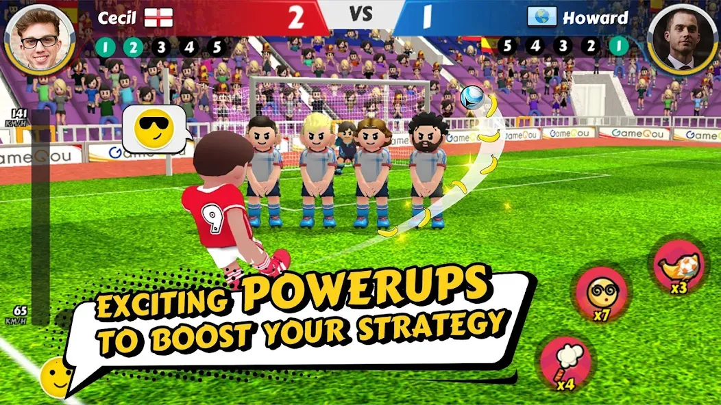 Взломанная Perfect Kick 2 - Online Soccer на Андроид — Много денег и бесконечная энергия — скриншот 1