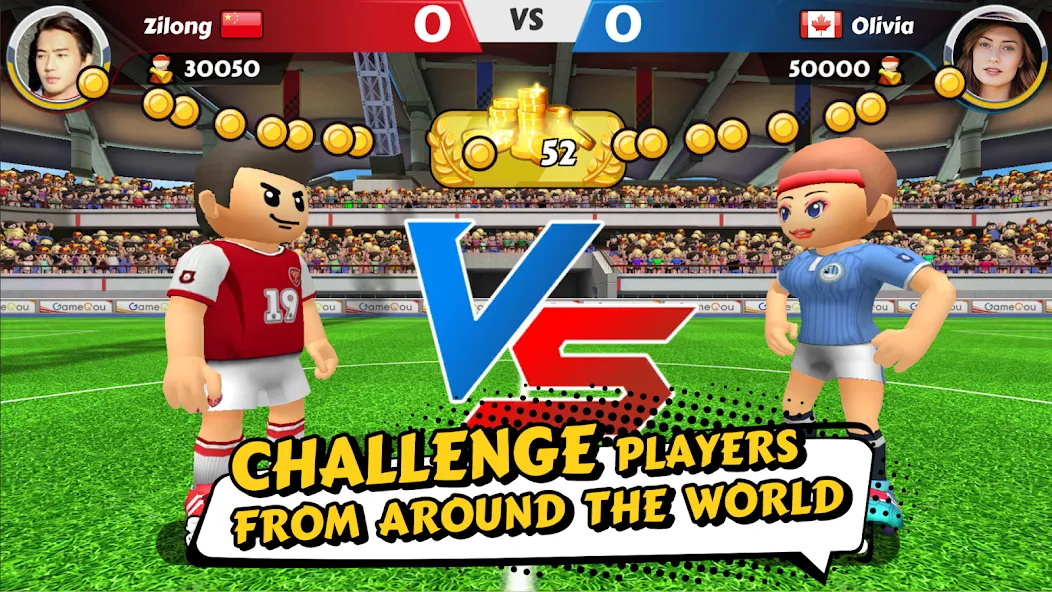 Взломанная Perfect Kick 2 - Online Soccer на Андроид — Много денег и бесконечная энергия — скриншот 3