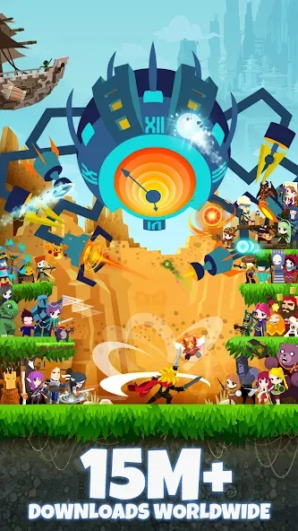 Скачать Tap Titans 2: Clicker Idle RPG на Андроид — Много денег и алмазов — скриншот 1