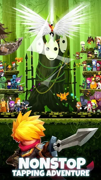 Скачать Tap Titans 2: Clicker Idle RPG на Андроид — Много денег и алмазов — скриншот 2