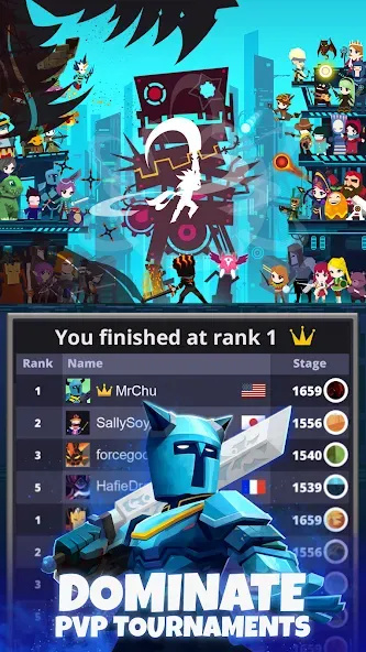 Скачать Tap Titans 2: Clicker Idle RPG на Андроид — Много денег и алмазов — скриншот 4