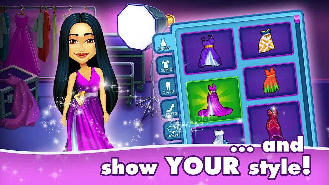 Fabulous 5: Fashion & Dress-up Mod APK Много денег — Скачать на Андроид — скриншот 4