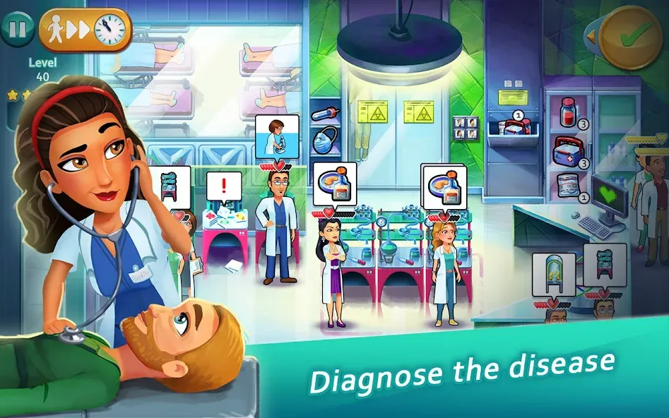 Heart's Medicine - Doctor Game Mod APK Много денег и алмазов — Скачать на Андроид — скриншот 5
