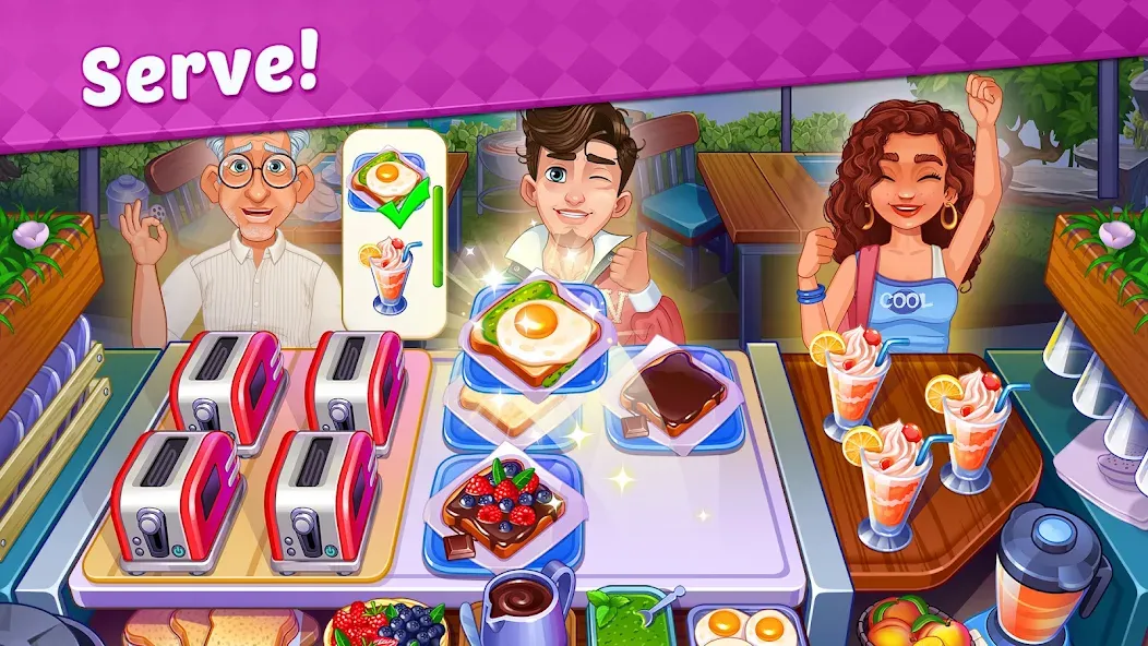 Скачать My Cafe Shop : Cooking Games (Мод: Много денег и алмазов) на Андроид — скриншот 3 Скачать My Cafe Shop : Cooking Games (Мод: Много денег и алмазов) на Андроид — скриншот 3