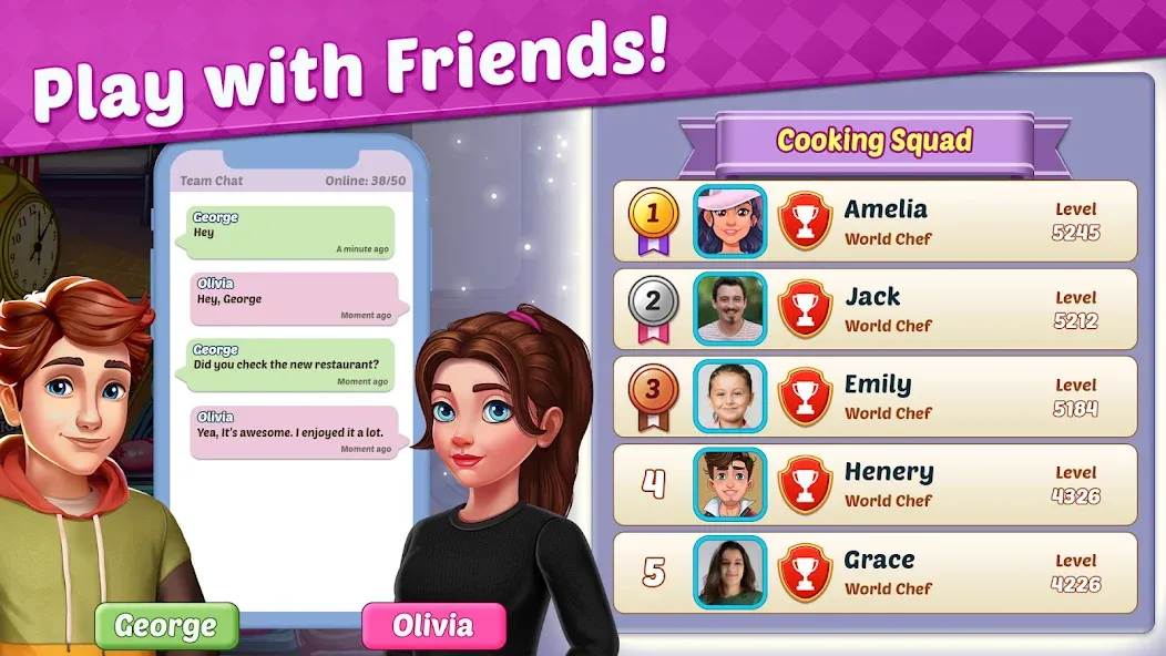 Скачать My Cafe Shop : Cooking Games (Мод: Много денег и алмазов) на Андроид — скриншот 4 Скачать My Cafe Shop : Cooking Games (Мод: Много денег и алмазов) на Андроид — скриншот 4