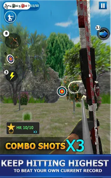 Archery Shoot MOD APK на Android — Много денег — скриншот 4
