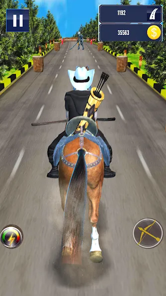Скачать Cowboy Horse Run (Мод: Много денег) на Андроид — скриншот 2