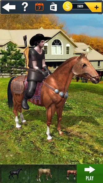 Скачать Cowboy Horse Run (Мод: Много денег) на Андроид — скриншот 3