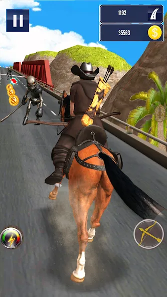 Скачать Cowboy Horse Run (Мод: Много денег) на Андроид — скриншот 4