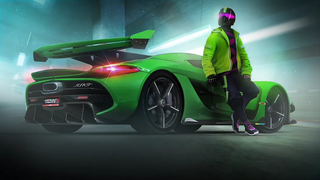 Asphalt 8 - Car Racing Game (Мод Много денег и алмазов) — скриншот 1