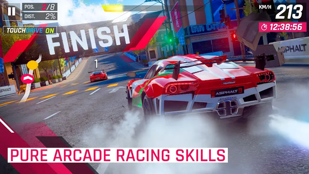 Скачать Asphalt 9: Legends MOD APK — Много денег и бесконечный нитро — скриншот 2