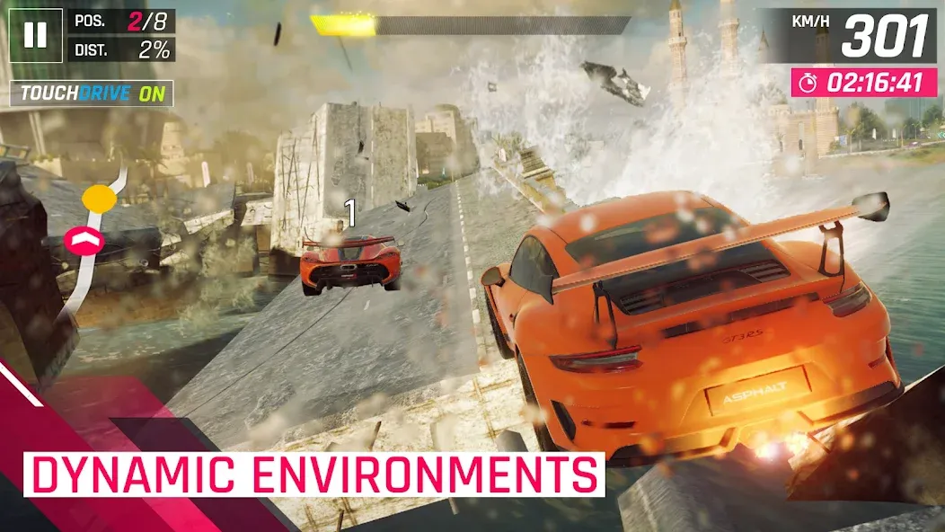 Скачать Asphalt 9: Legends MOD APK — Много денег и бесконечный нитро — скриншот 3