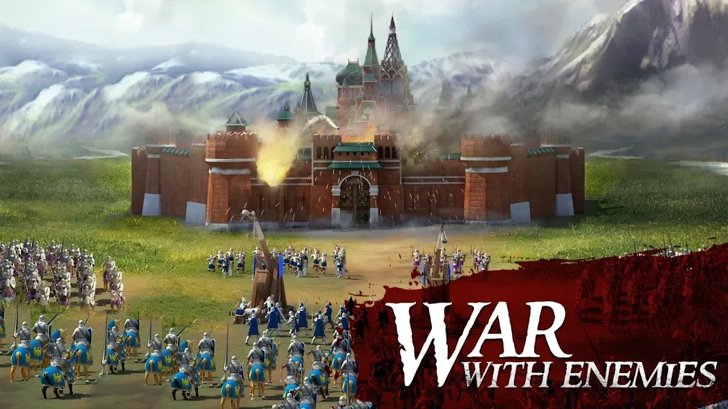 March of Empires: War Games на Андроид — Мод Много денег и ресурсов — скриншот 2