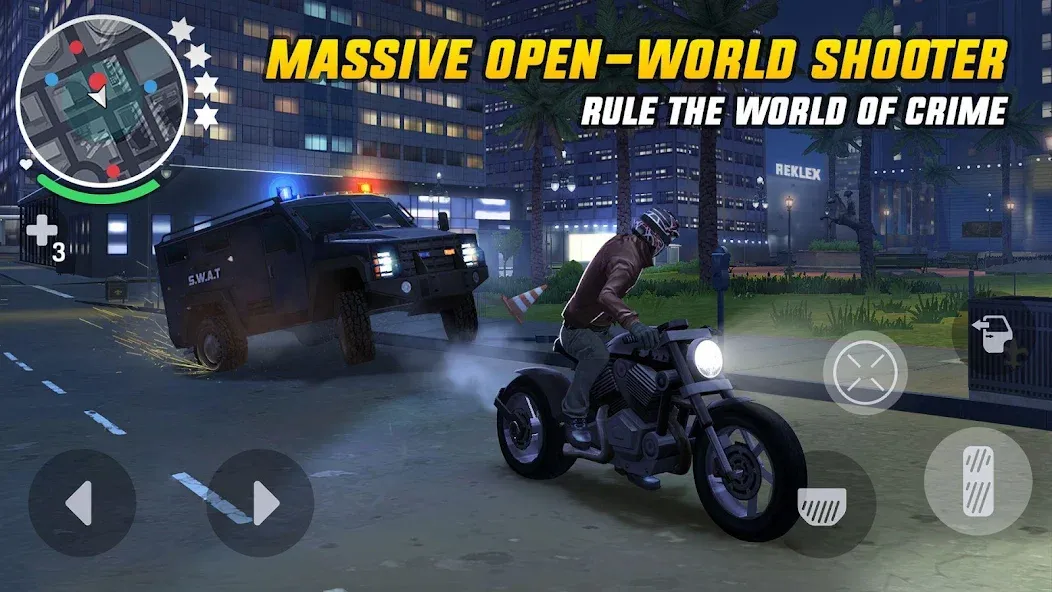 Gangstar New Orleans MOD APK на Android — Взлом на много денег и патронов — скриншот 2 Gangstar New Orleans MOD APK на Android — Взлом на много денег и патронов — скриншот 2