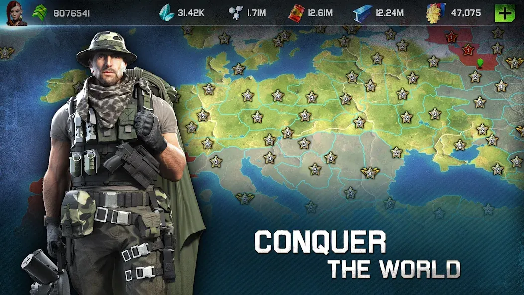 War Planet Online: MMO Game Mod APK Бесконечные деньги и золото — Скачать на Андроид — скриншот 5