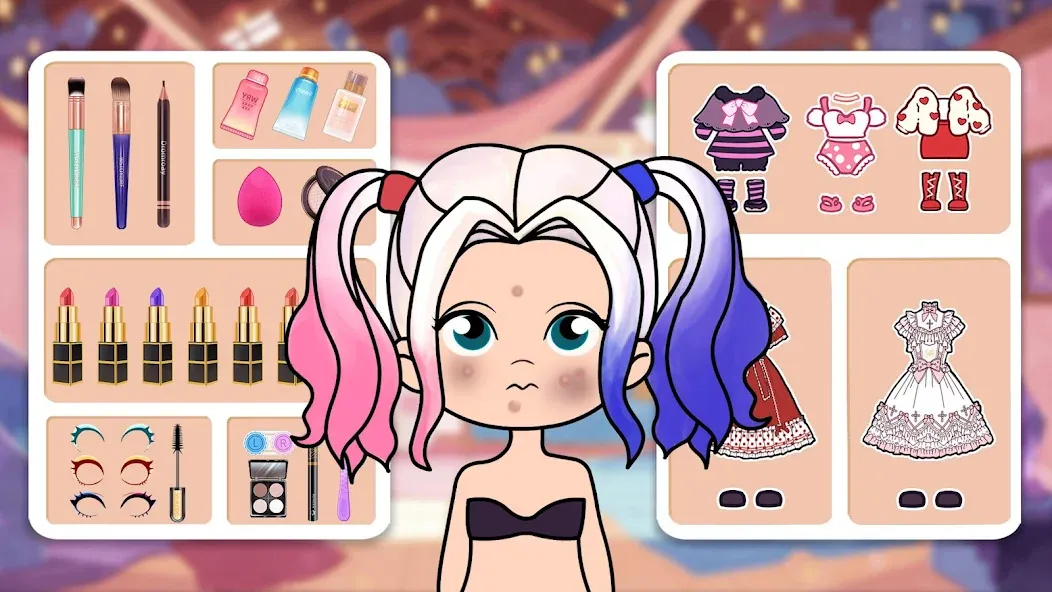 Скачать Doll Dress Up - Makeup Games — Модификация Все открыто — скриншот 2 Скачать Doll Dress Up - Makeup Games — Модификация Все открыто — скриншот 2