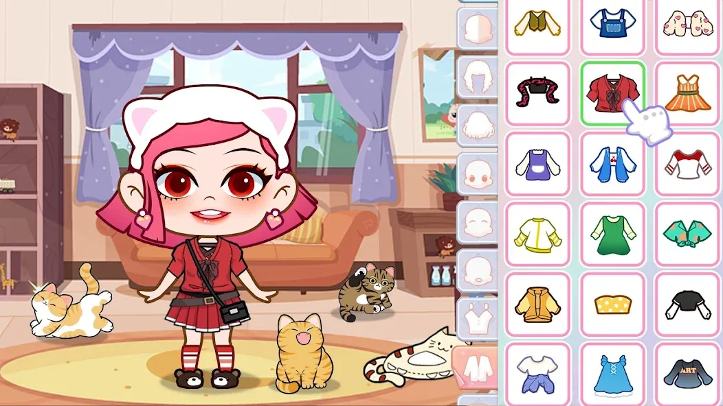 Скачать Doll Dress Up - Makeup Games — Модификация Все открыто — скриншот 5