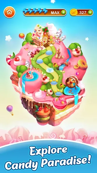 Candy Charming - Match 3 Games MOD APK — Много жизней и ходов — скриншот 4
