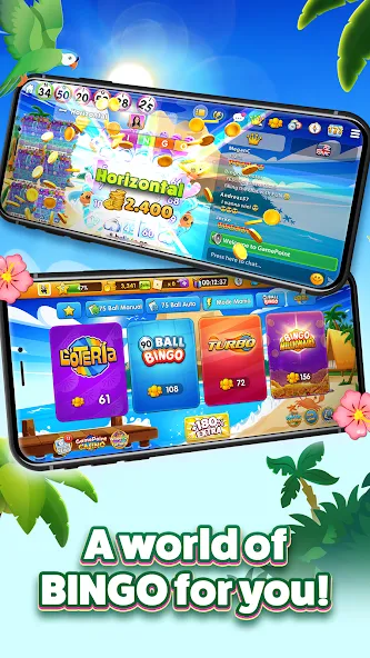 Взлом GamePoint Bingo - Bingo games — Много денег — скриншот 2