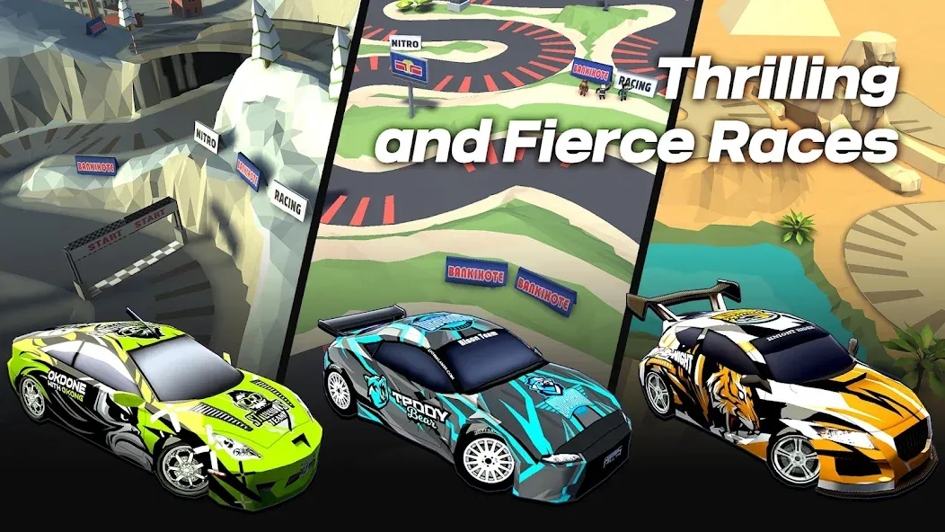 Скачать Drift Rally Boost ON на телефон — Много денег и бесконечный нитробуст — скриншот 4