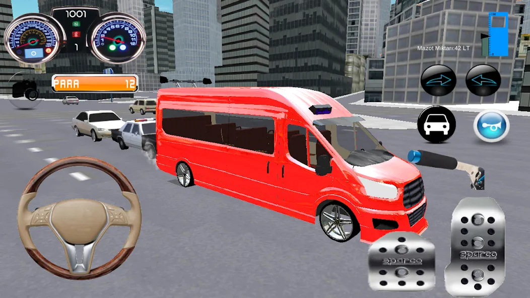 Minibüs Şoförü MOD APK на Android — Много денег — скриншот 1