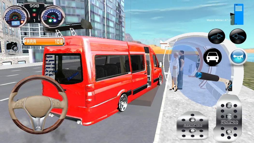 Minibüs Şoförü MOD APK на Android — Много денег — скриншот 2