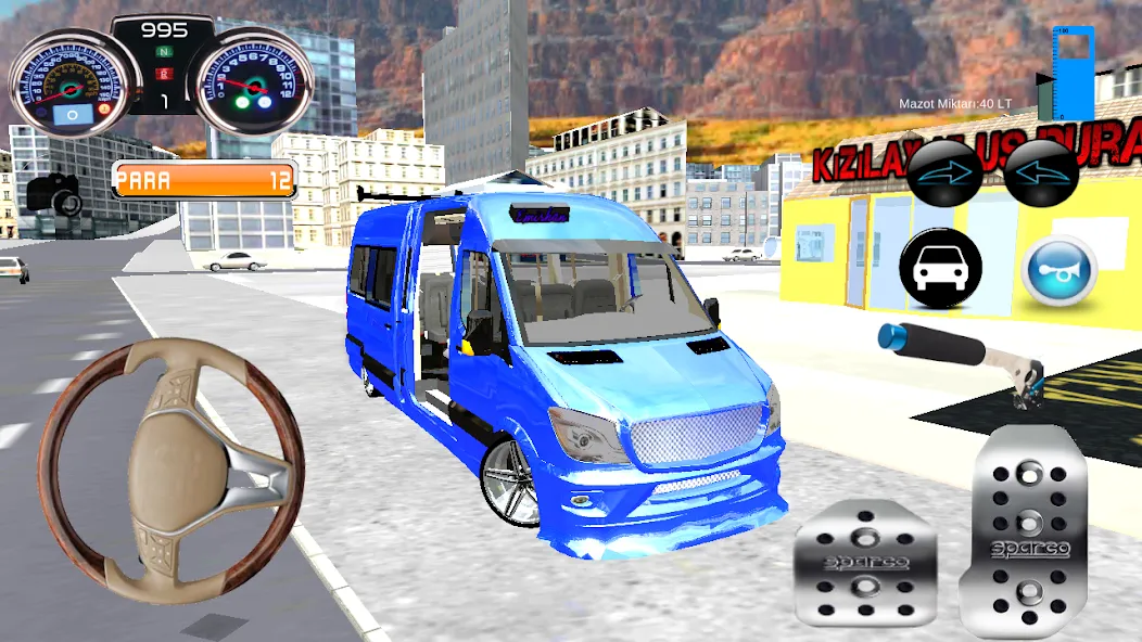 Minibüs Şoförü MOD APK на Android — Много денег — скриншот 3