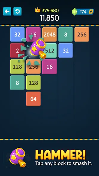 1M - Merge Number Block Puzzle на Андроид — Мод Много денег — скриншот 3 1M - Merge Number Block Puzzle на Андроид — Мод Много денег — скриншот 3