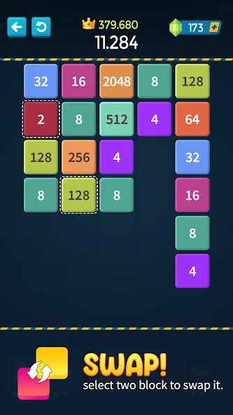 1M - Merge Number Block Puzzle на Андроид — Мод Много денег — скриншот 4 1M - Merge Number Block Puzzle на Андроид — Мод Много денег — скриншот 4