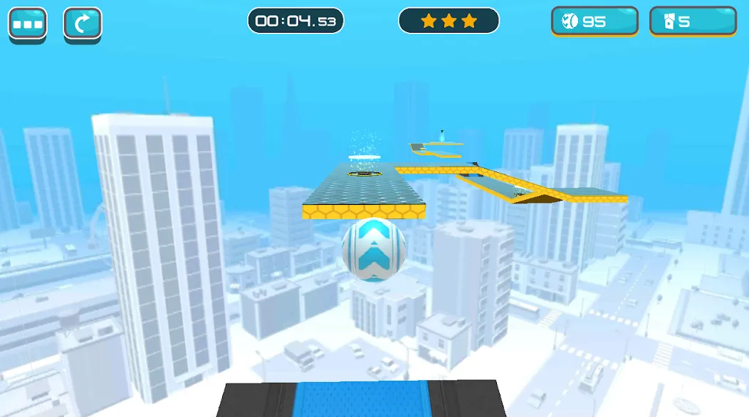 Скачать взлом Gyro Ball 3D на Андроид — Много денег — скриншот 2