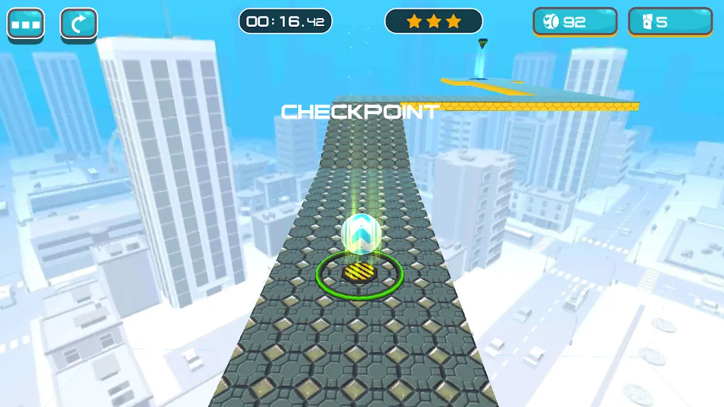 Скачать взлом Gyro Ball 3D на Андроид — Много денег — скриншот 3