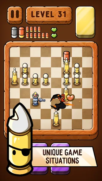Скачать Bullet Chess: Board Shootout MOD APK — Все открыто — скриншот 4