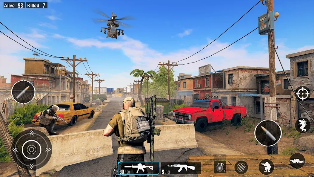 Скачать Commando Gun Shooting Games — Модификация Много денег и патронов — скриншот 1
